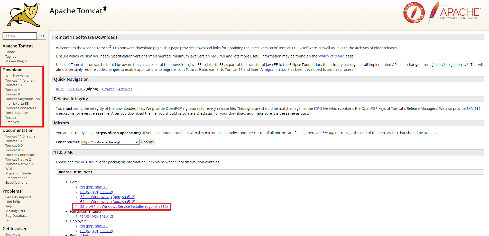 Apache Tomcat Site