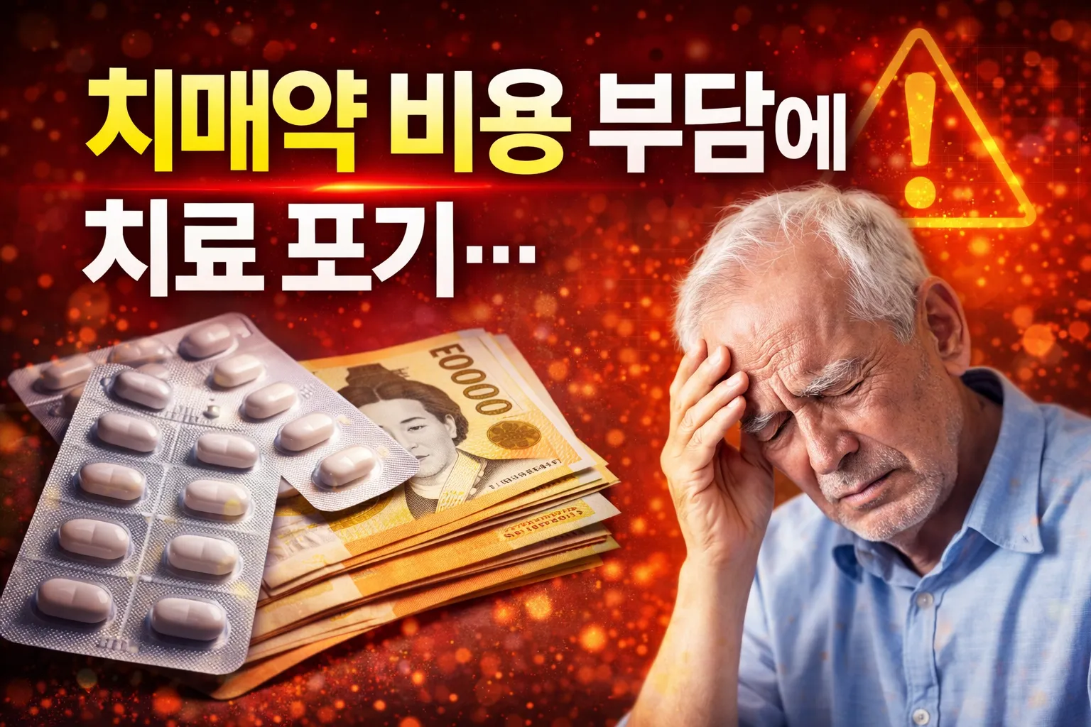 치매약 비용 부담에 치료 포기