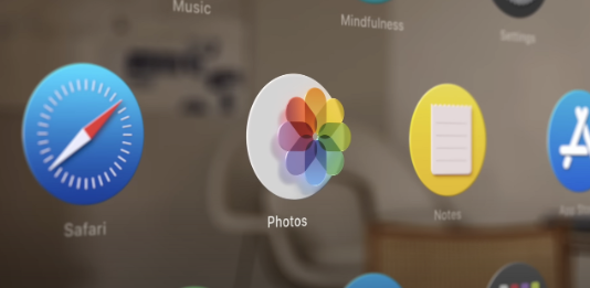 비전 프로 내 입체적인 앱 배열