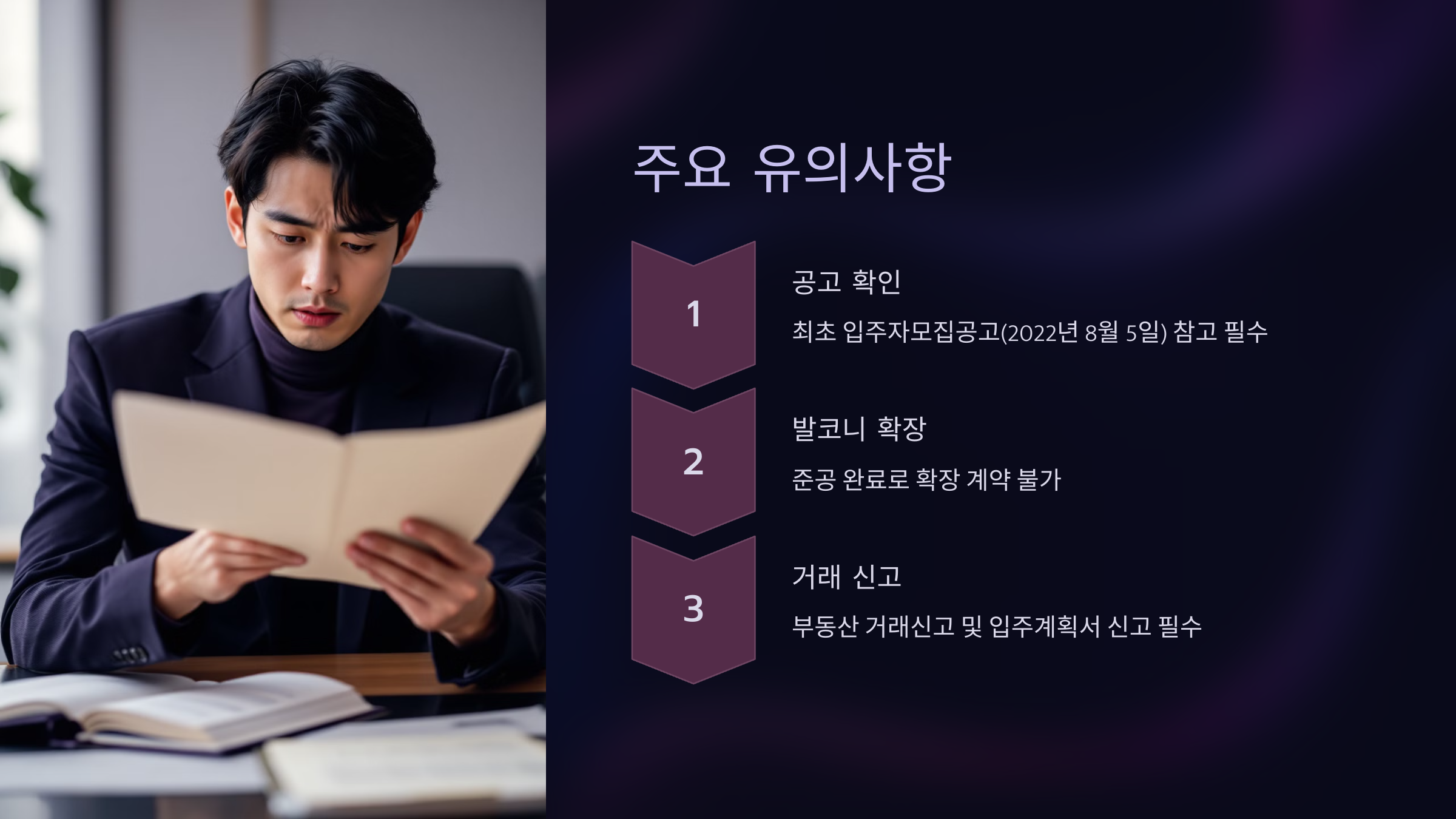 주요 유의사항 및 기타 정보