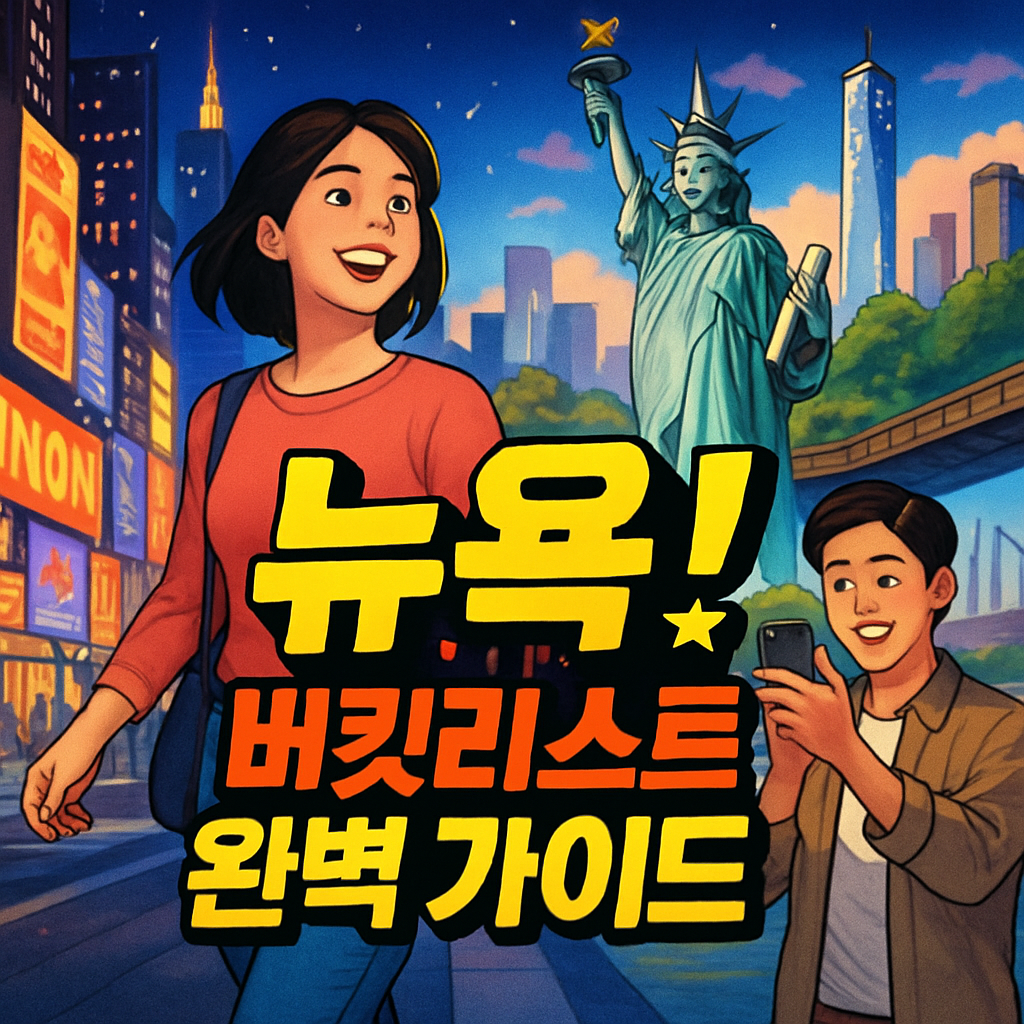 세계 문화의 중심, 뉴욕! 당신의 버킷리스트를 채워줄 완벽 가이드