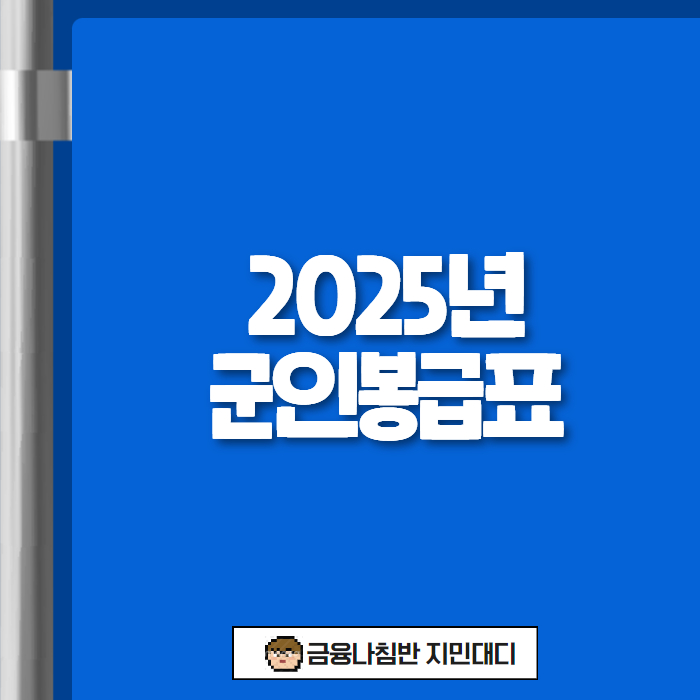 2025년 군인봉급표 01