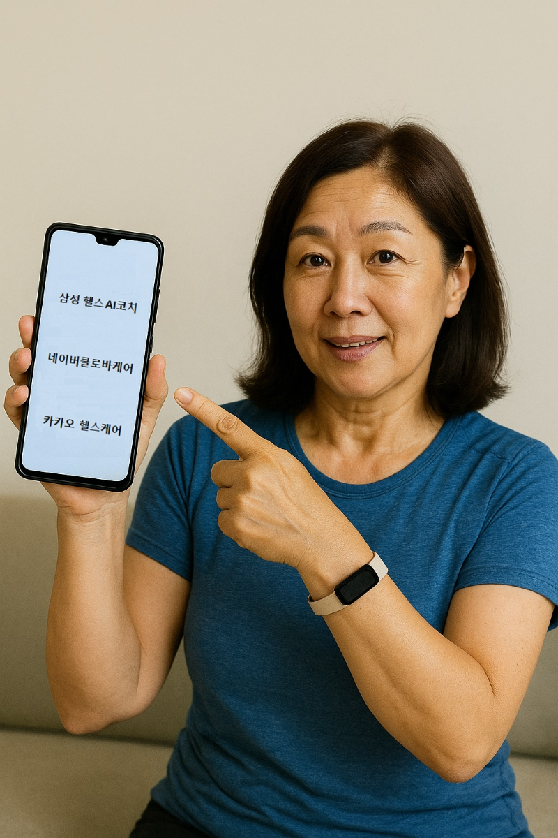 삼성헬스AI코치, 네이버클로바케어, 카카오헬스케어 등 AI 가 내몸상태 분석해 여름운동법 까지 추천