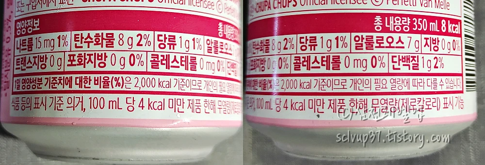 딸기 맛 영양정보