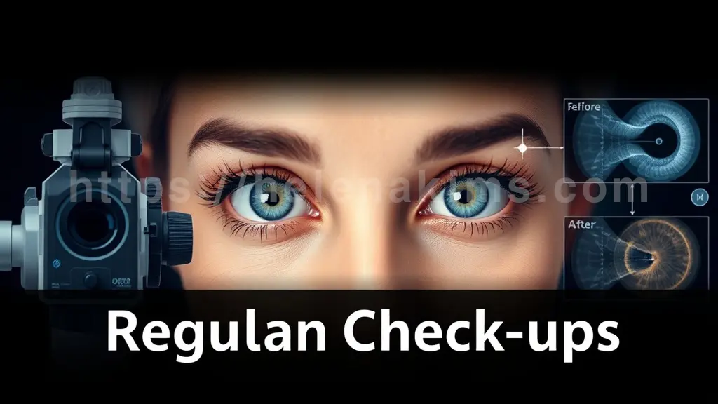 중앙에 선명한 눈과 그 시신경을 중심으로 시야 검사, 안저 검사, OCT 등 다양한 첨단 검사 도구들이 정밀하게 스캔하는 듯한 구도, 예방의 중요성을 강조하는 밝고 전문적인 의료 분위기 이미지.