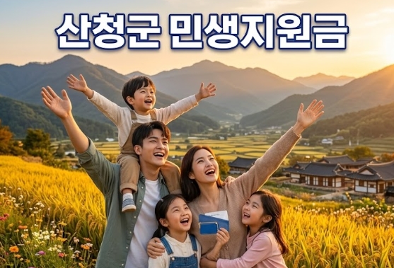 2026년 산청군 민생안정지원금 총정리!