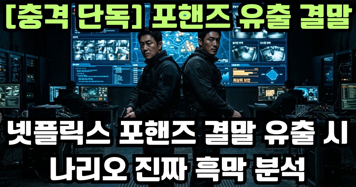 넷플릭스 포핸즈 결말 유출 시나리오 진짜 흑막 분석