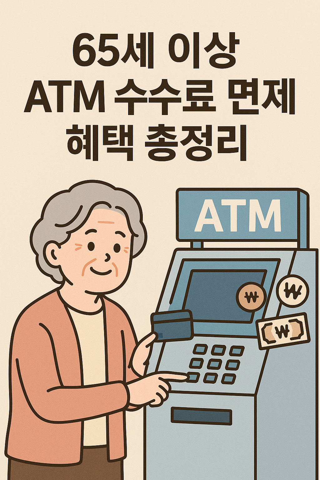 65세이상ATM수수료면제