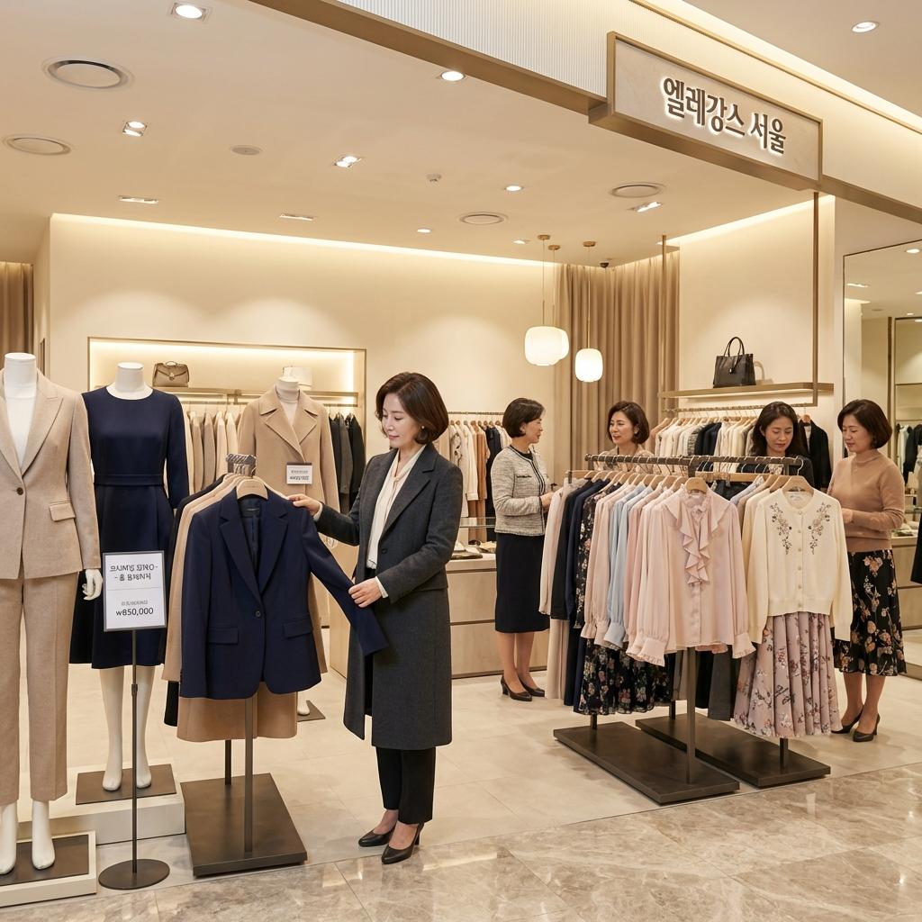 50대 여성 정장 브랜드 순위 및 특징 비교
