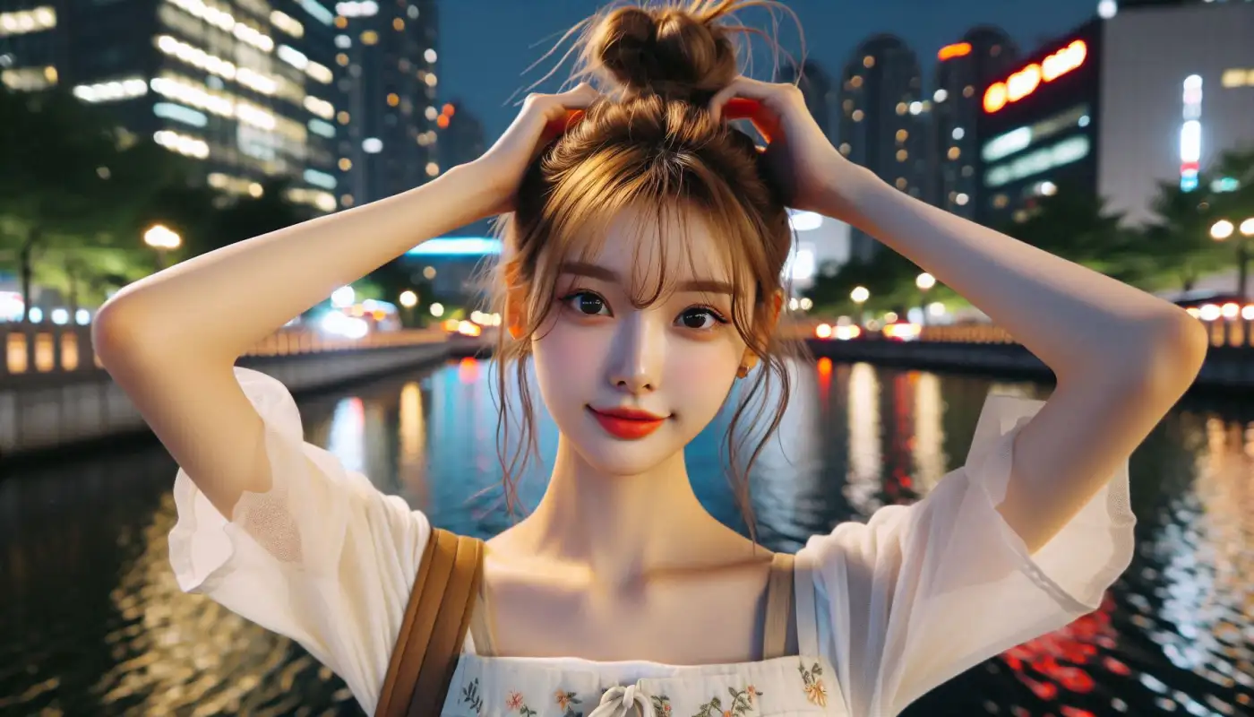 대만여행-환전-금액을-알아보고-관광하는-여성의-모습