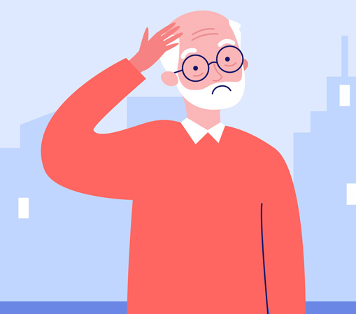 노인 우울증 관련 이미지