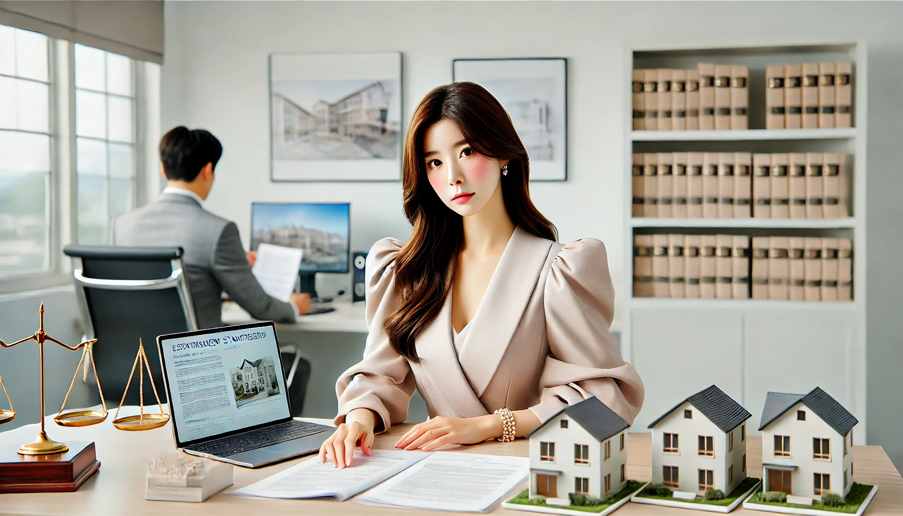 공인중개사 사무소 설치 기준 확인하는 이미지