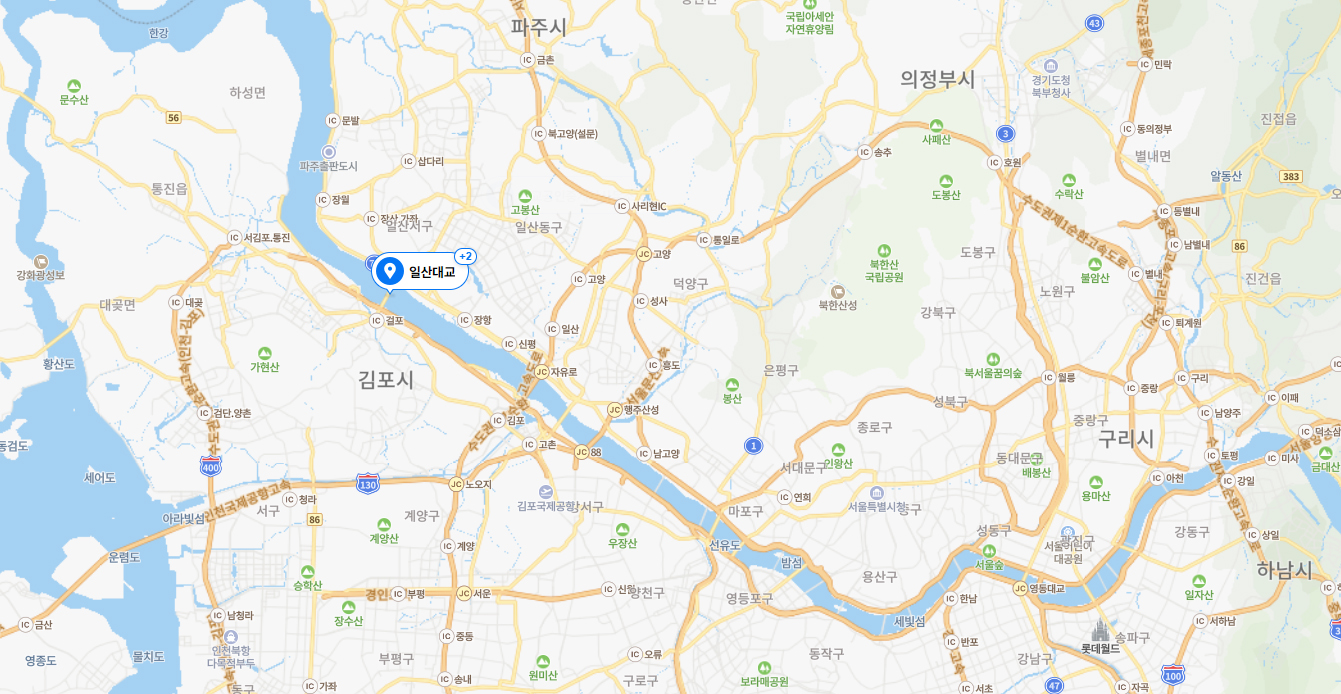 서울 근교 일출