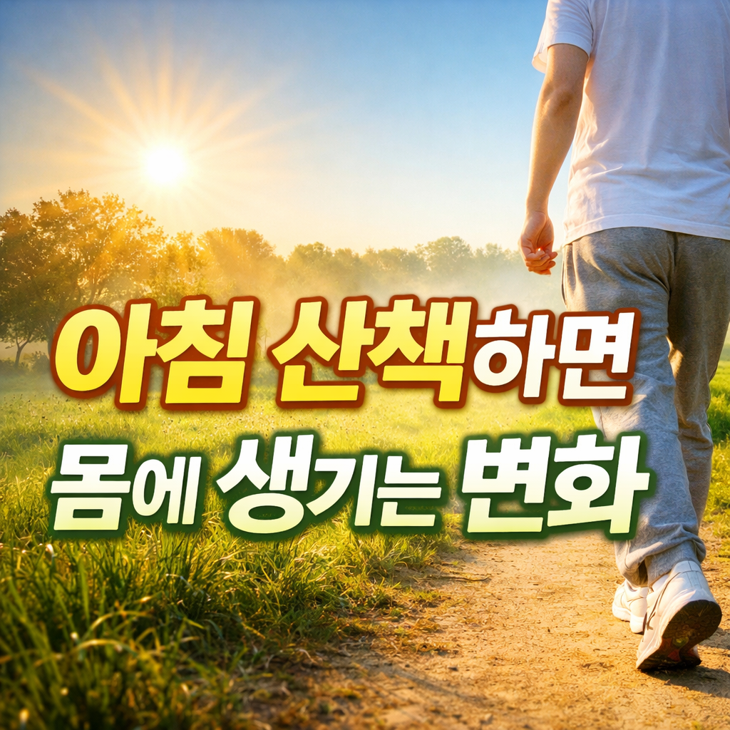 아침 산책하면 몸에 생기는 변화 (하루가 달라지는 습관)