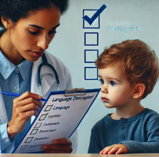 언어장애 조기파악하는 중