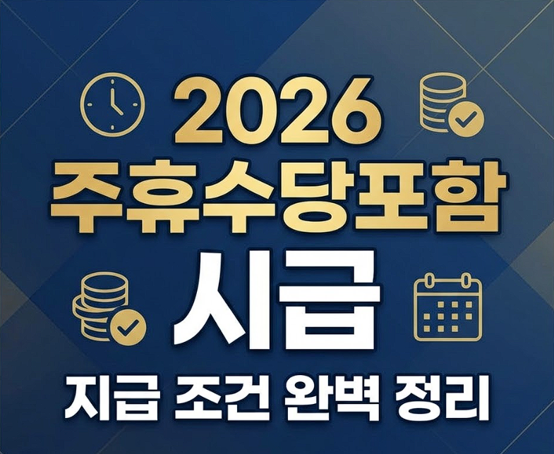 2026 주휴수당포함 시급
