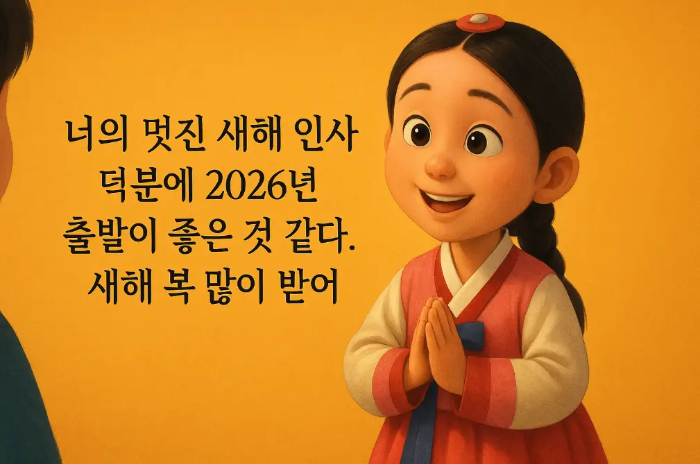 친구-새해-인사말 답장