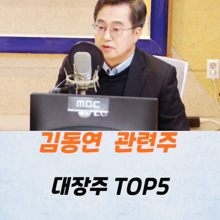 김동연 관련주 대장주 테마주 TOP5 종목