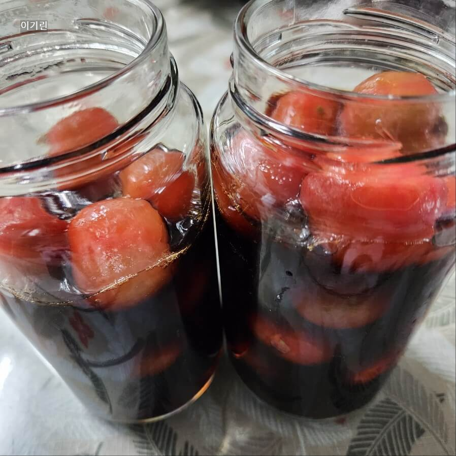 방울토마토 간장 장아찌 만드는 법 토마토 효능 꿀 레시피