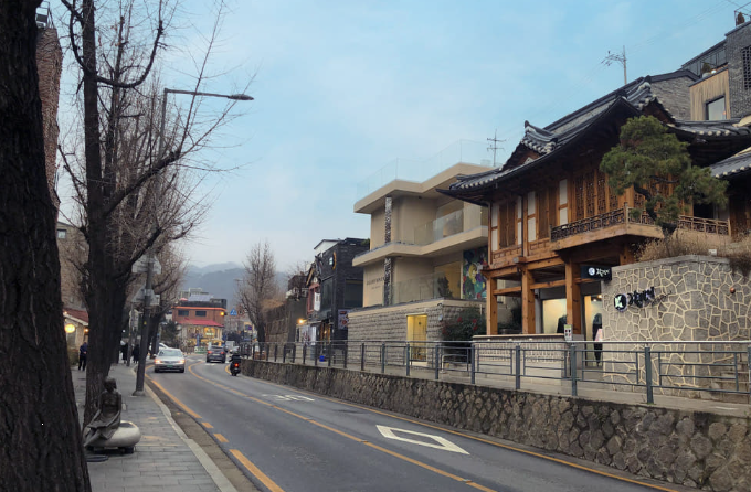 삼청동 거리 이미지