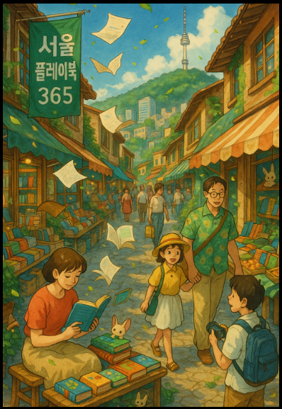 "서울 플레이북 365" 홍보 포스터