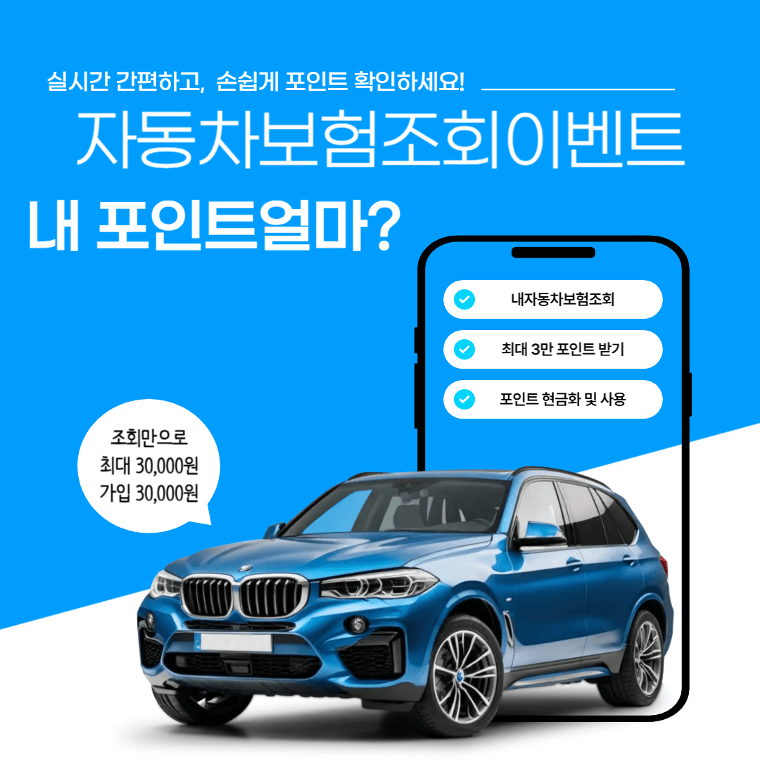 자동차보험 조회 이벤트