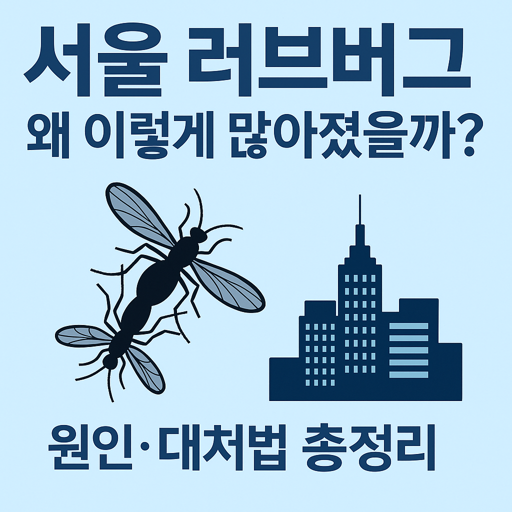 서울 러브버그 왜 많아지느지 원인과 대처법