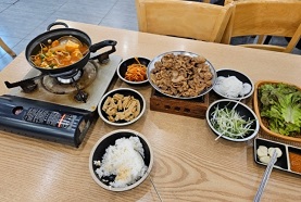 숯불고기정식
