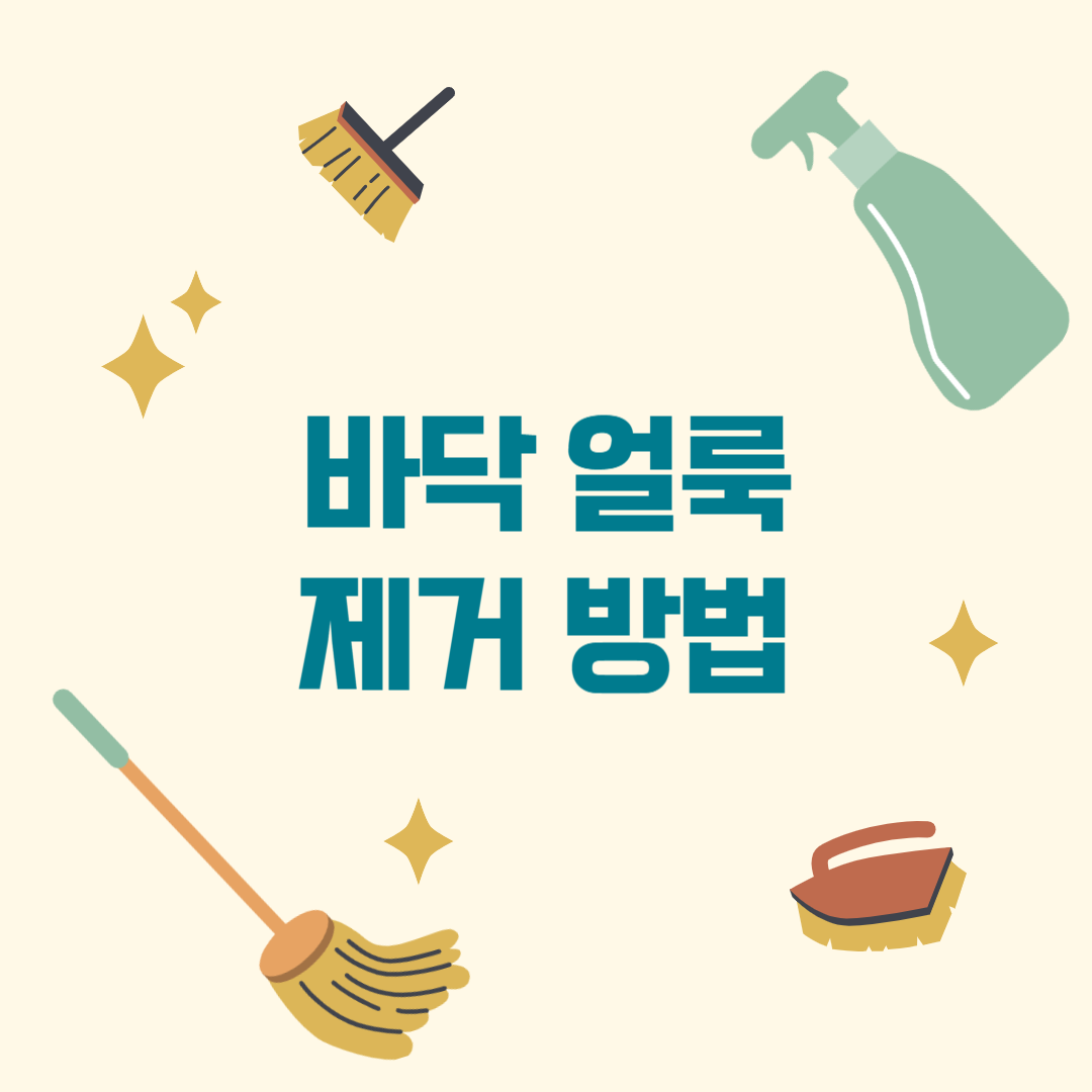 바닥 얼룩 제거하기 관련 이미지