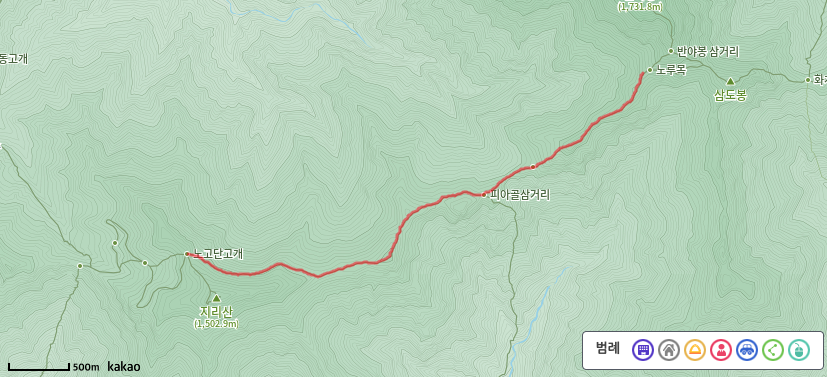 지리산 반야봉 등산코스