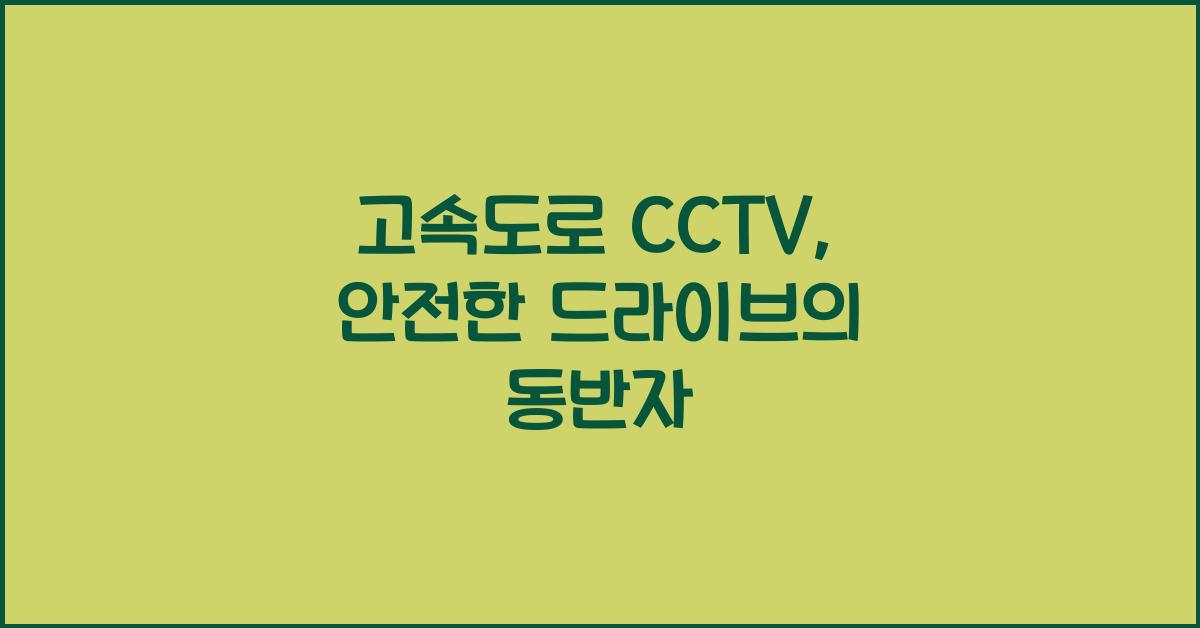 고속도로 cctv
