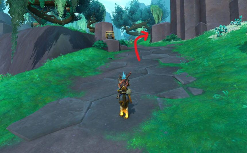 원생식물 수확기로 가는길