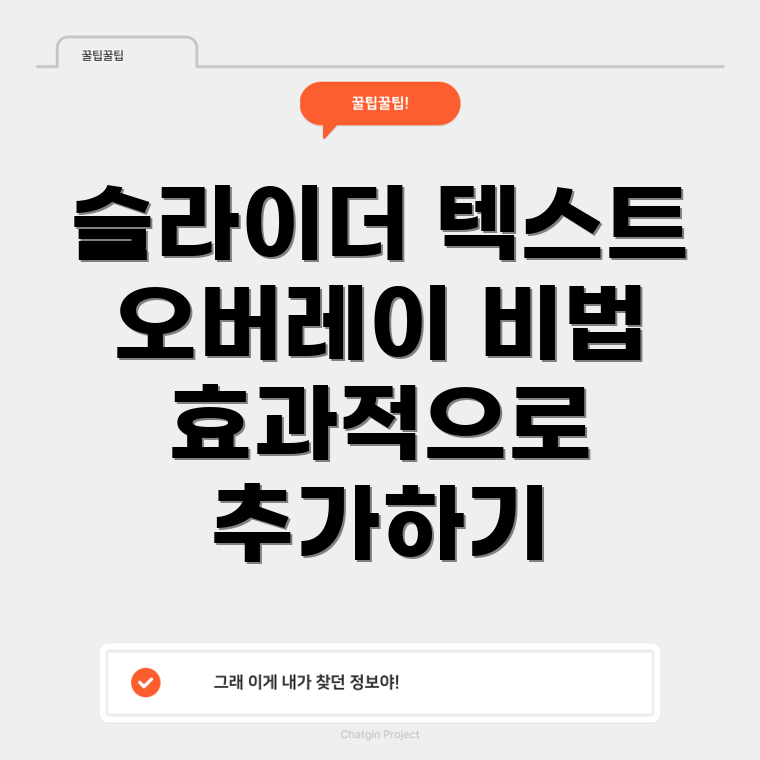 텍스트 오버레이