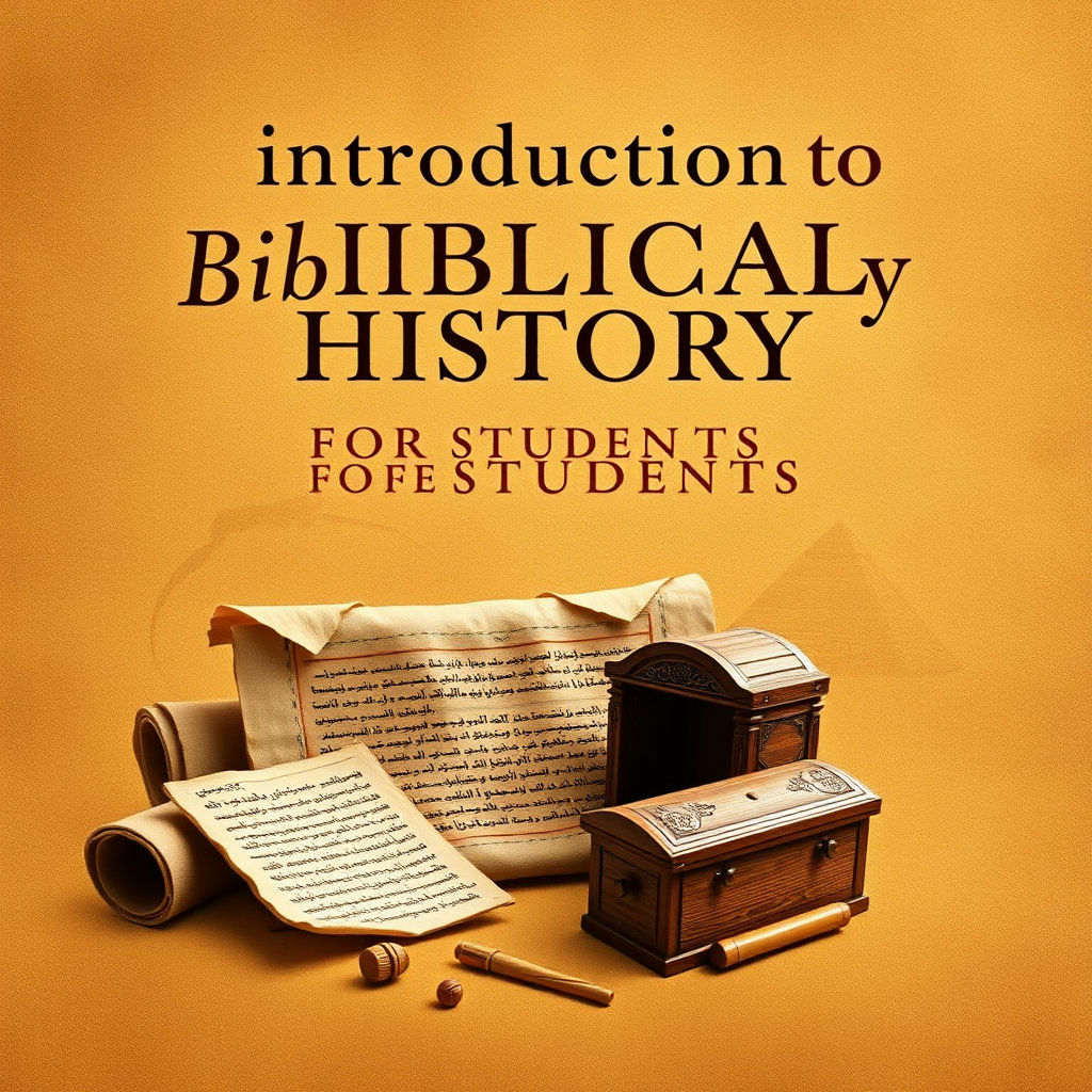 성경 역사, 학생을 위한 입문