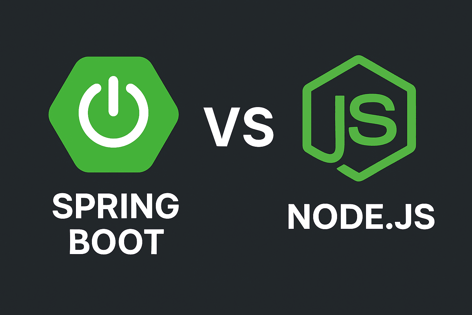 spring vs node 썸네일 이미지
