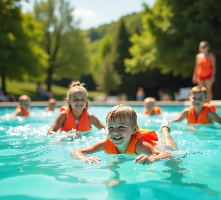 뜨거운 여름 외부에서는 시원하게 보내기