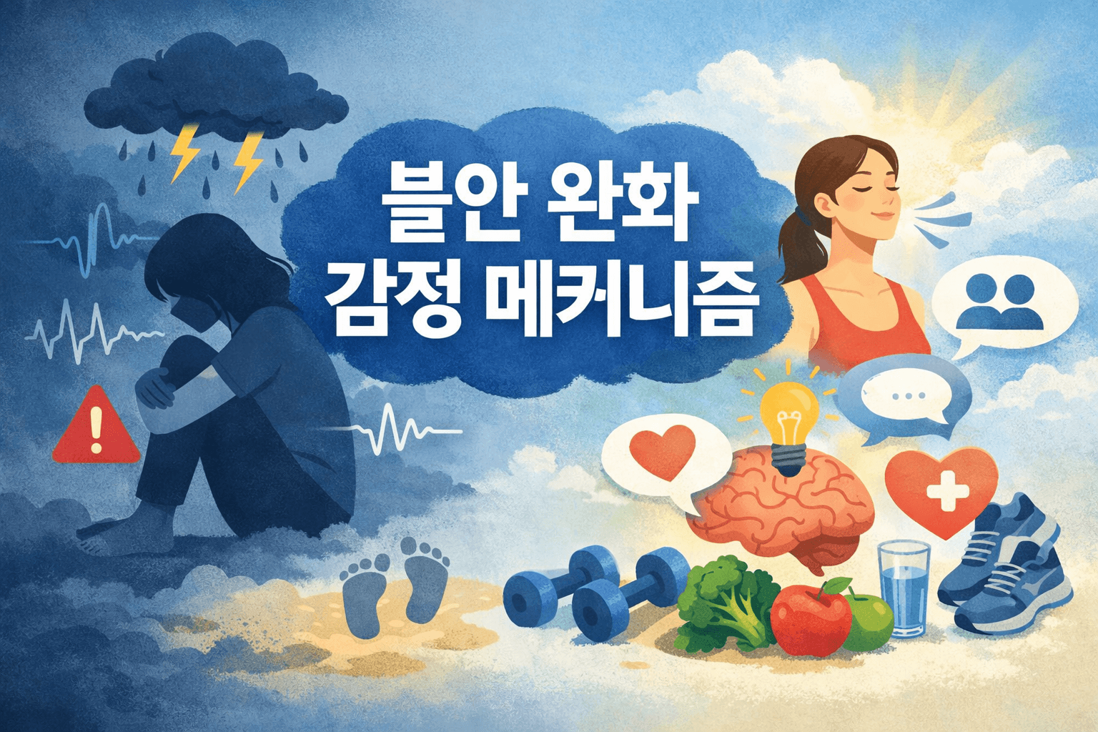 불안 완화 감정 메커니즘|몸이 보내는 불안 신호 읽는 법