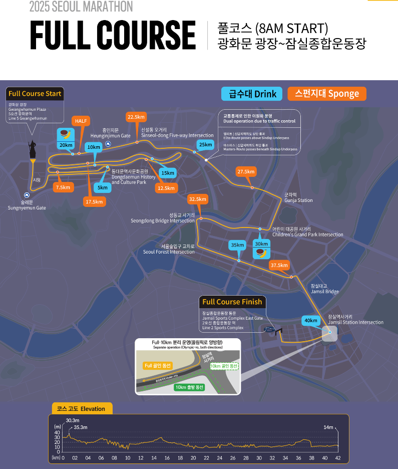 2025 서울마라톤 겸 제95회 동아마라톤 – 일정, 접수 방법, 코스 총정리