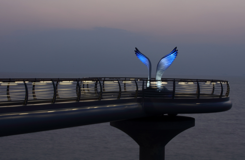 백수해안도로 노을전망대