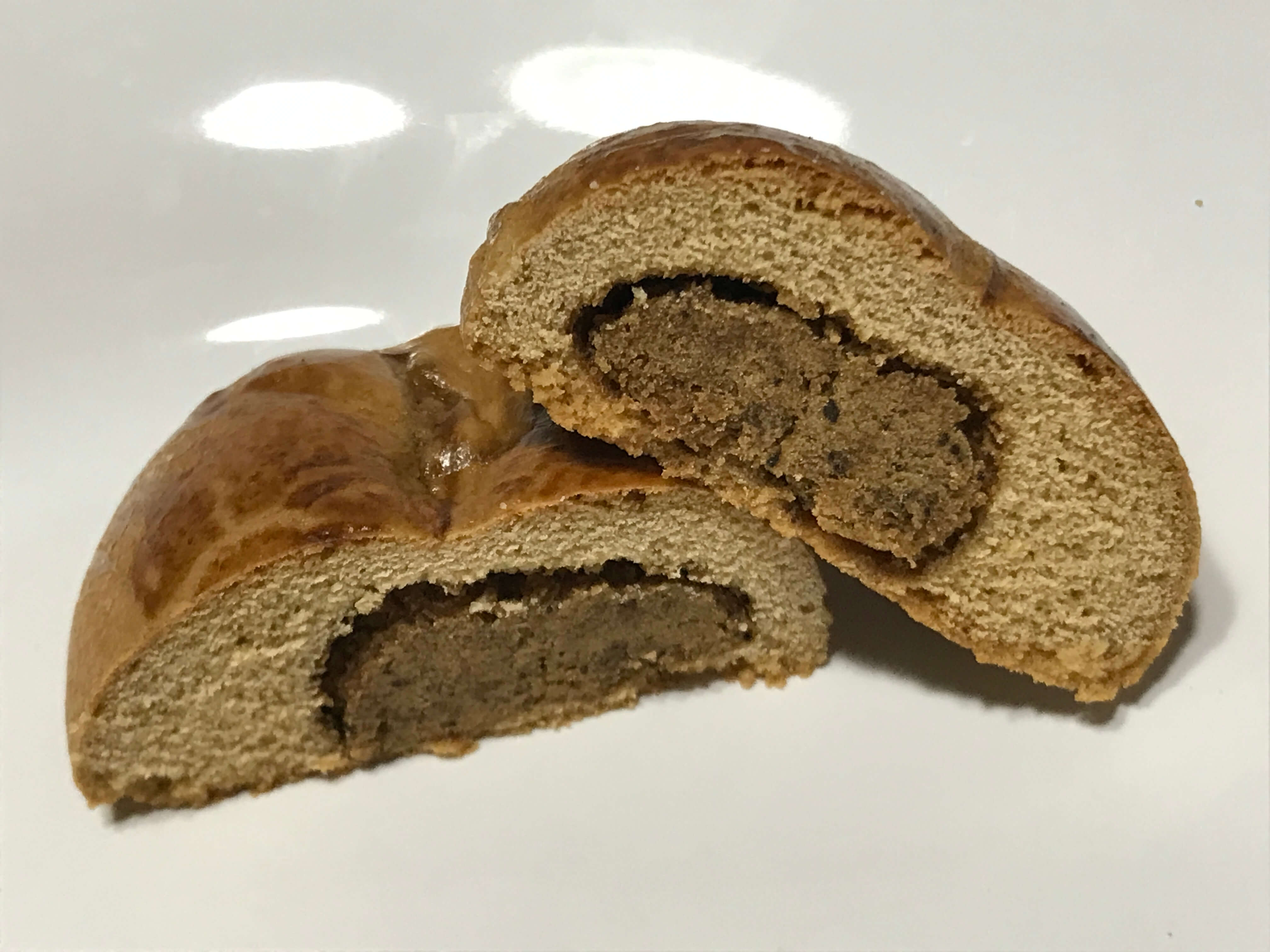 커피빵 단면