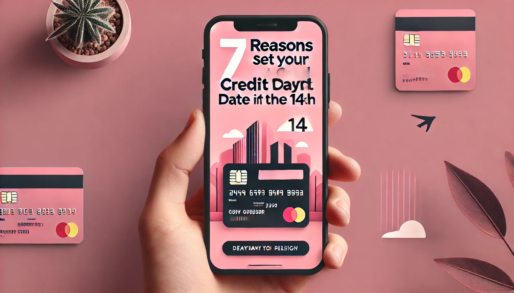 신용카드 결제일을 14일로 설정해야 하는 7가지 이유