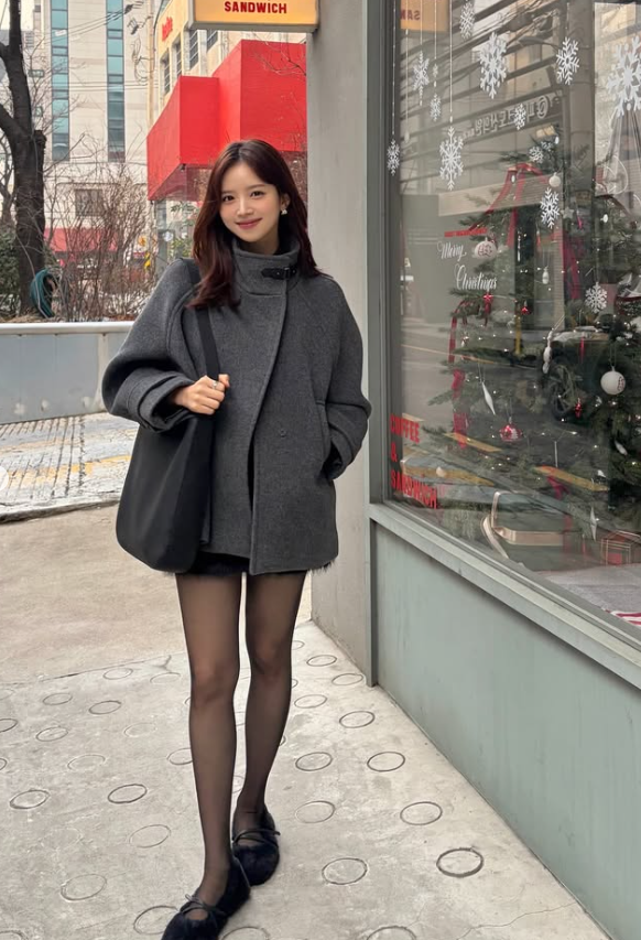김지영 데일리룩 아우터 코디