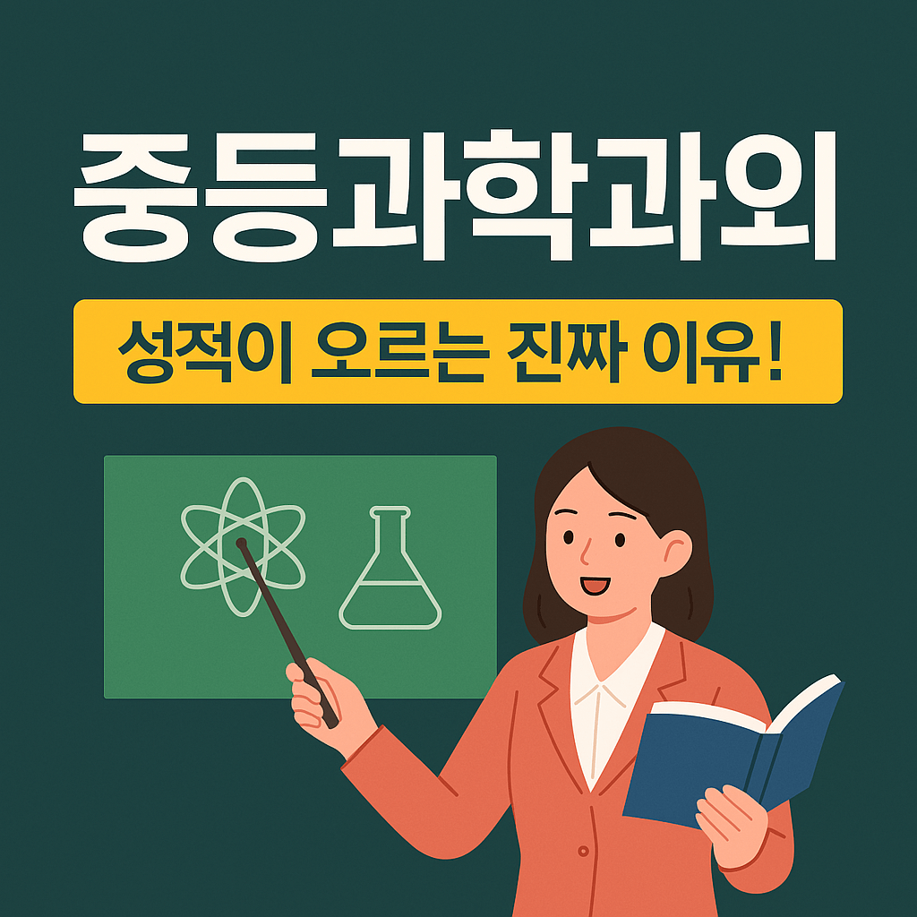 중등과학과외, 과학 성적을 바꾸는 확실한 방법!