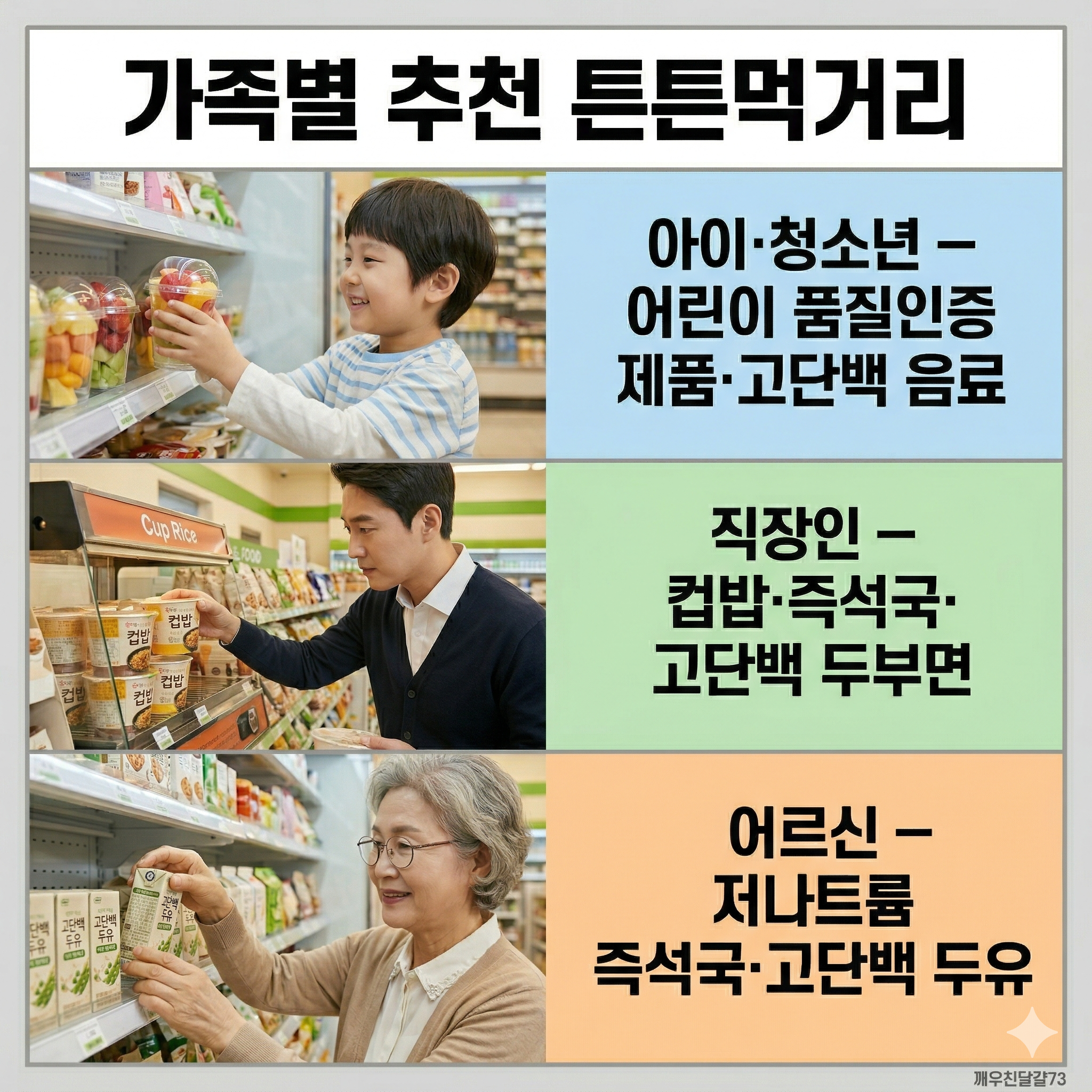 편의점에서 건강하게 장보기 &mdash; 튼튼먹거리 매장 총정리 (이벤트 쿠폰 5천원 증정)