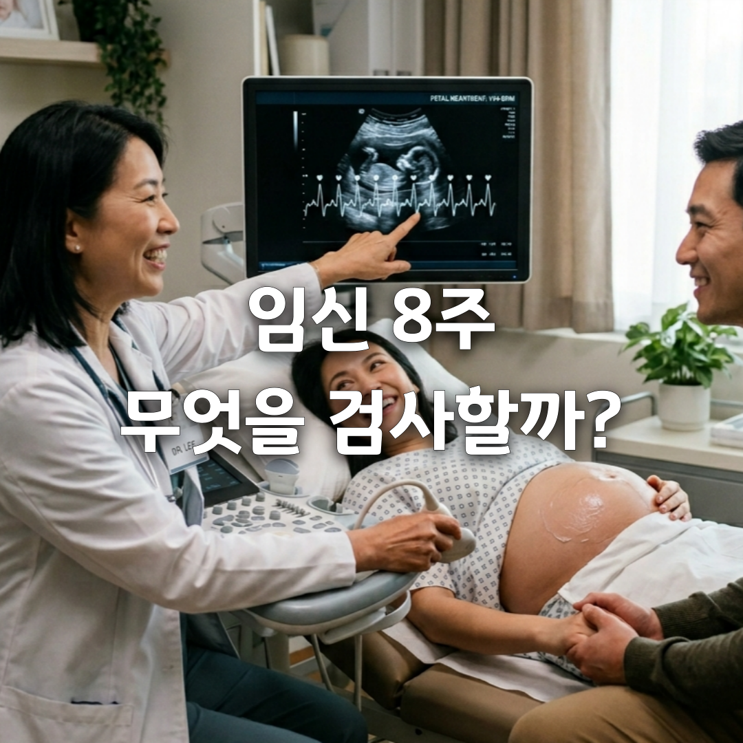 🤰 임신 8주 첫 산부인과 방문, 무엇을 검사할까 초보맘 필독