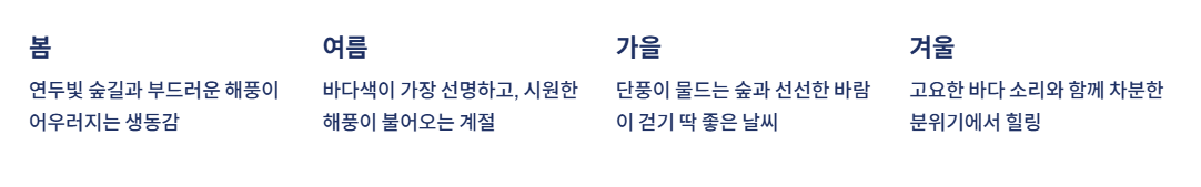 이기대 해안산책로