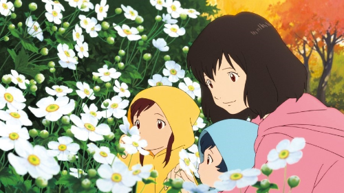 아이들에게-꽃-냄새를-맡게-해주는-하나-늑대아이