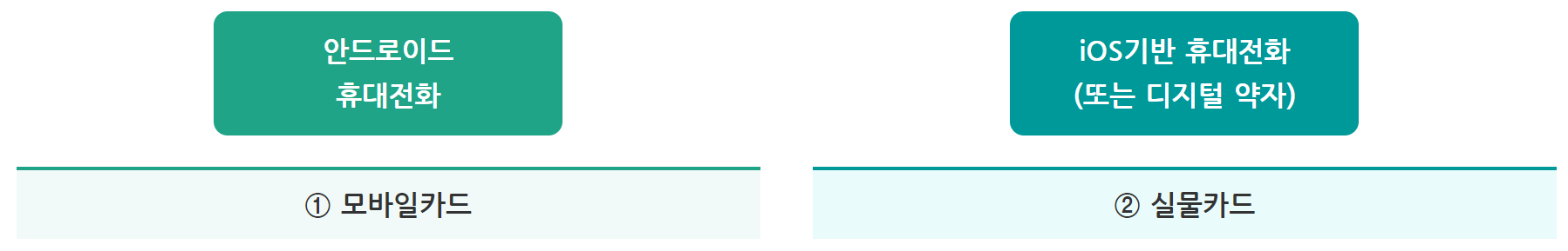 기후동행카드 모바일 신청방법 카드 이용방법