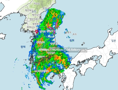실시간 날씨 태풍 경로 추척 위성영상 라이브 보기 사이트별 차이점