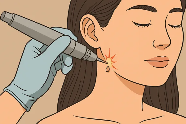 쥐젖 제거 레이저 시술 과정과 회복15